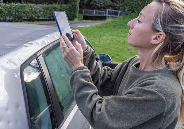 Constater les éventuels dégâts après la grêle